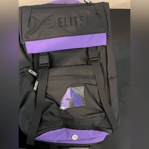 Black and Purple Carnival Cruise Backpack